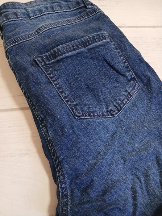 Jeansy damskie petite wąska nogawka m&co r.M