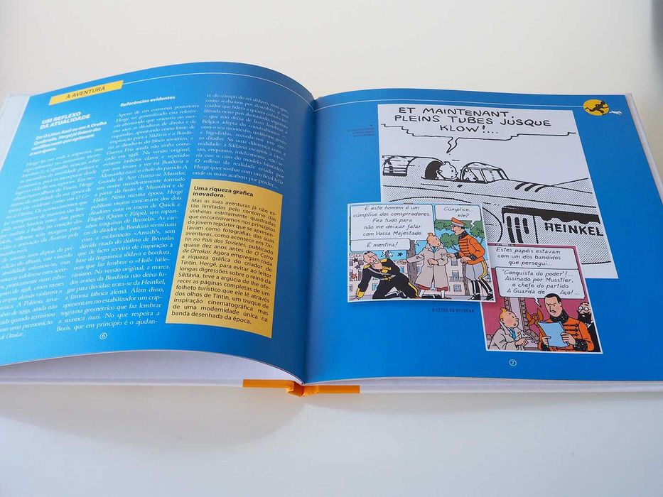Estatueta de Tintin + Respetivo Livro e Passaporte