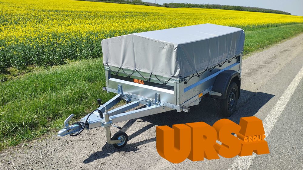 Причіп 2000х1250 оцинкований,  одновісний.