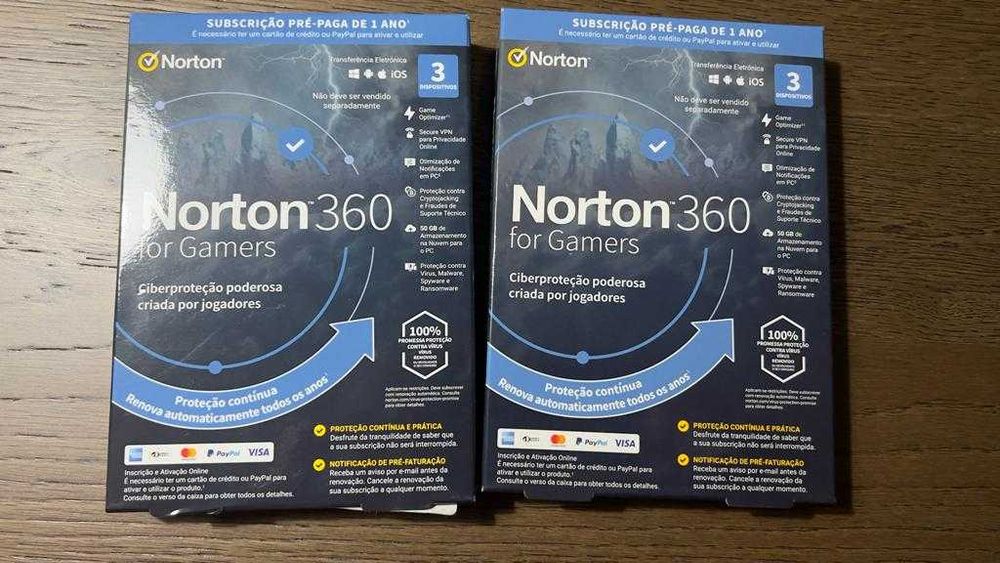 Norton 360 For Gamers 50 GB, 3 Users / 1 Year × 264284593500034120