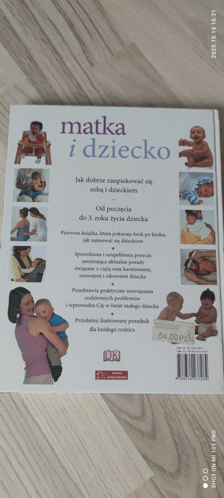 Książa "Matka i dziecko " - przewodnik od poczęcia do 3 r.ż,