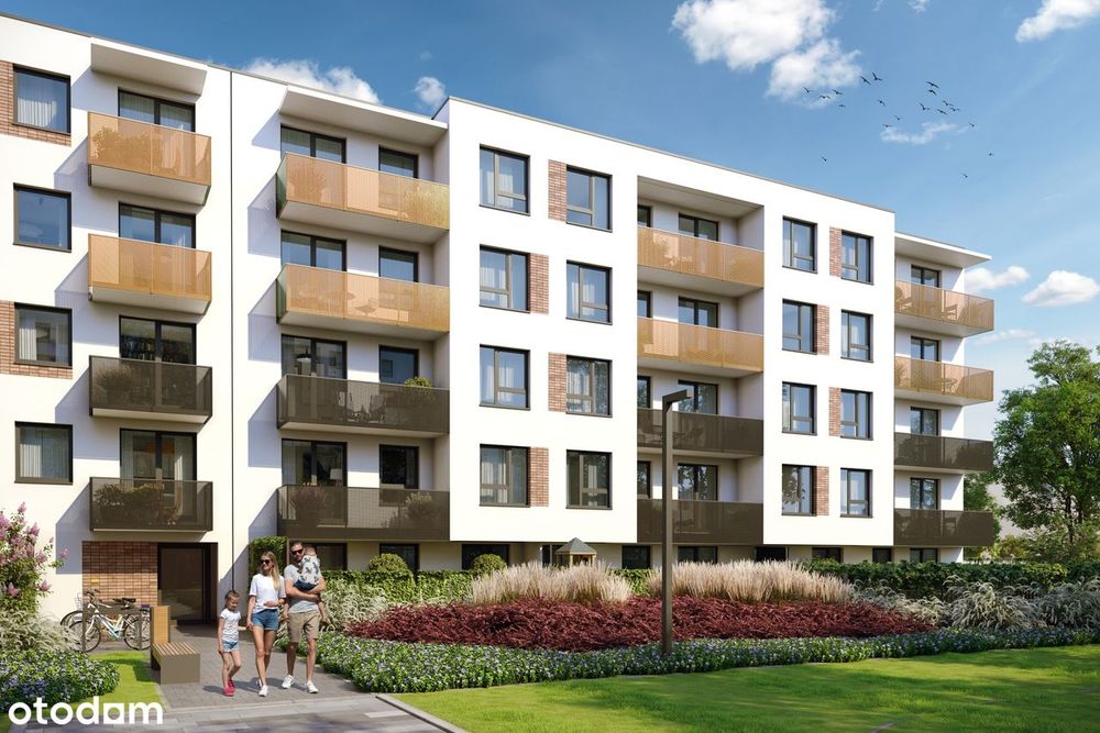 2-pokojowe mieszkanie 40m2 + loggia Bezpośrednio