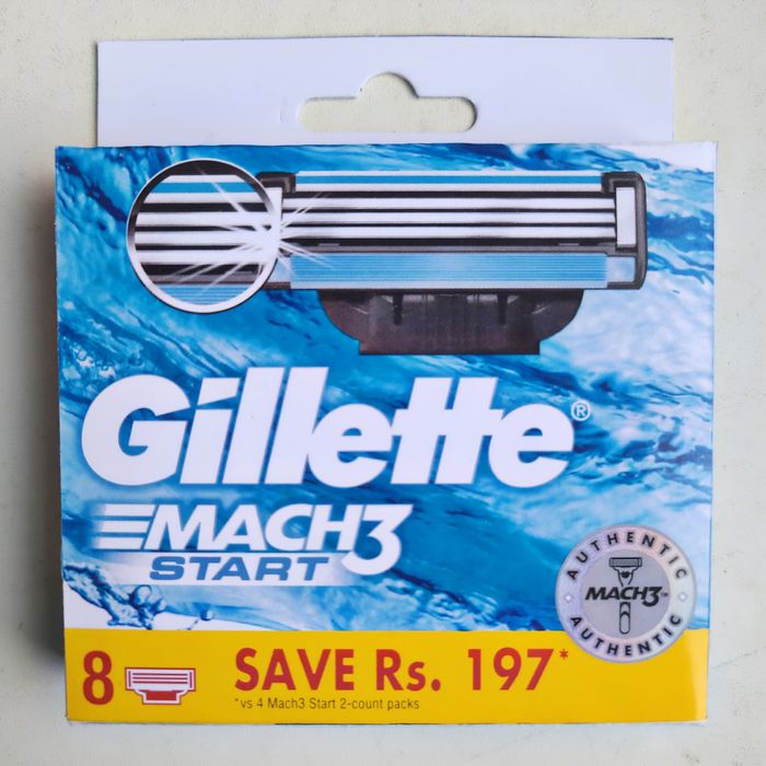 8 шт Gillette Mach3 Start (оригінал, вир. В'єтнам) 07/24