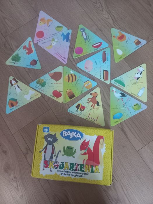 Gra edukacyjna skojarzenia polsko-angielska