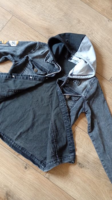 Kurtka chłopięca jeans roz 152