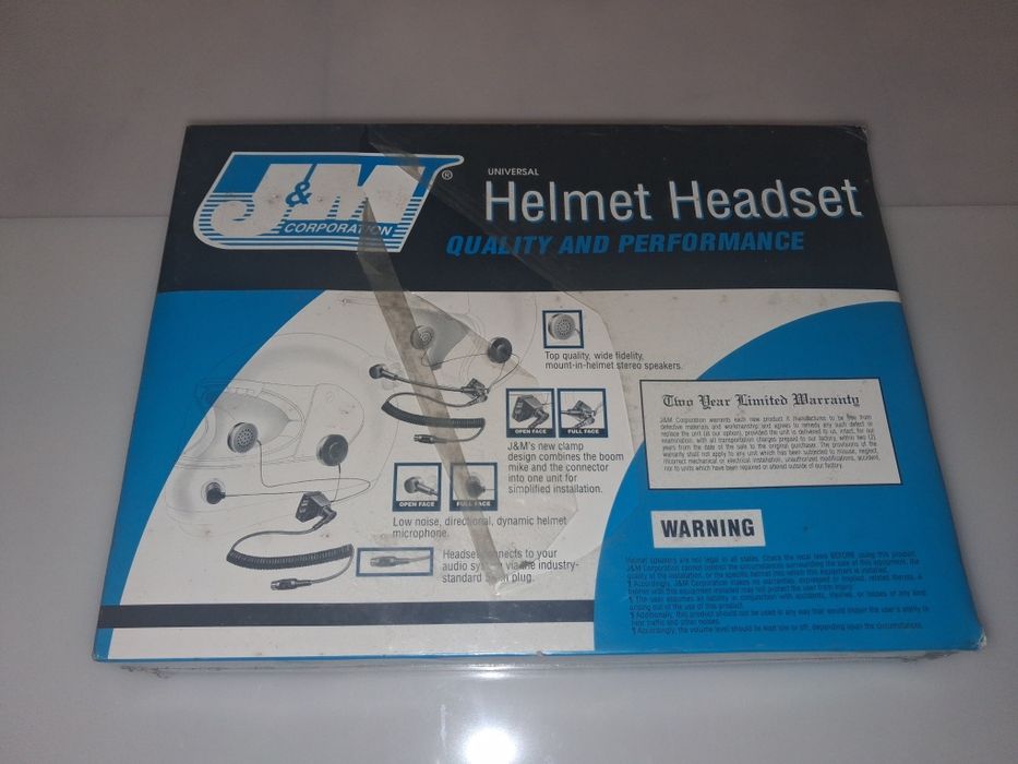 J&M  Universal Helmet Headset HS
Open Face
