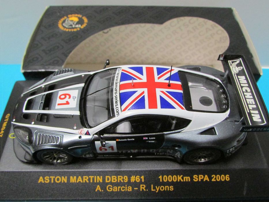 Aston Martin DBR9 #61: 1000 km SPA 2006 - Ixo Models esc 1/43