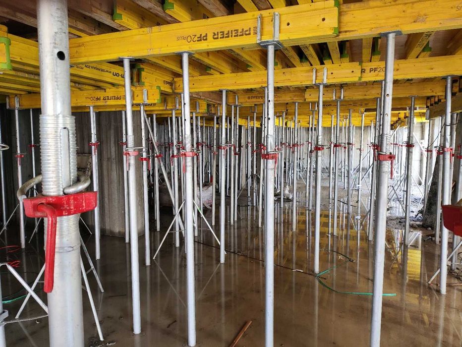 WYNAJEM SZALUNKÓW Budowlanych Stemple Głowice Sklejka Szalunkowa