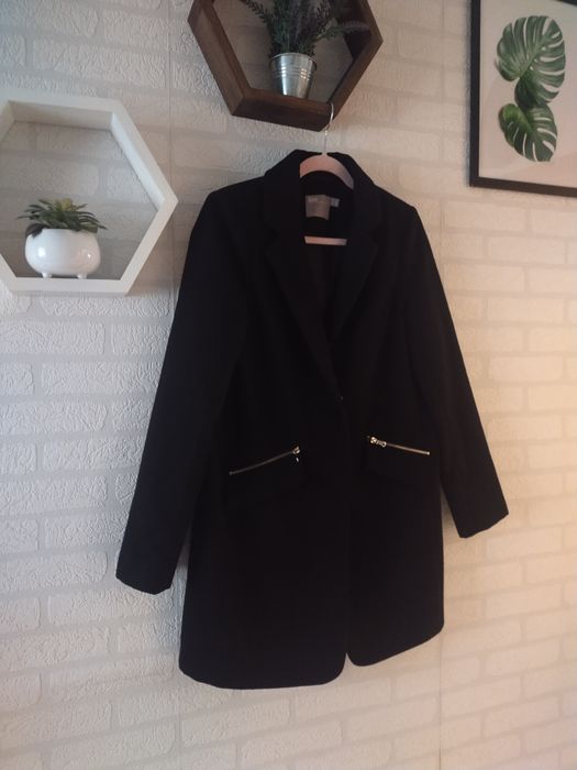 Elegancki Płaszcz damski jesienno zimowy S