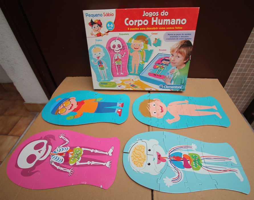 Jogo do Corpo Humano 4-6 anos com oferta