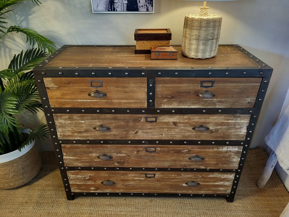 comoda, consola, aparador, industrial, area, rustico