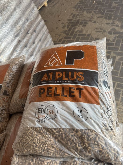 Pellet drzewny sosnowy workowany certyfikat A1