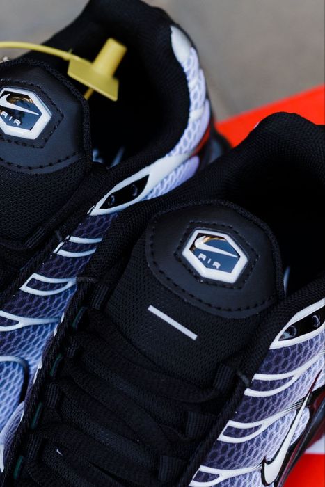 Кросівки Кроссовки Nike Air Max TN Black White Чёрный Белый Чорний Білий Кросовки демісезон