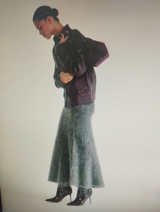 Спідниця юбка мохер L