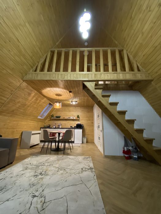 Відпочинок.Оренда будинку А-Фрейм біля озера Велимче Соловичі