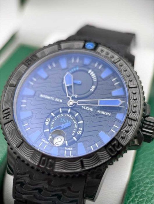Годинник часы Ulysse Nardin Diver Black Sea