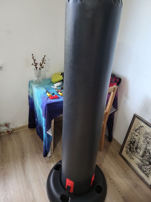 Worek treningowy, Outshock nadmuchiwany. Rękawiczki cardio-boxing 100