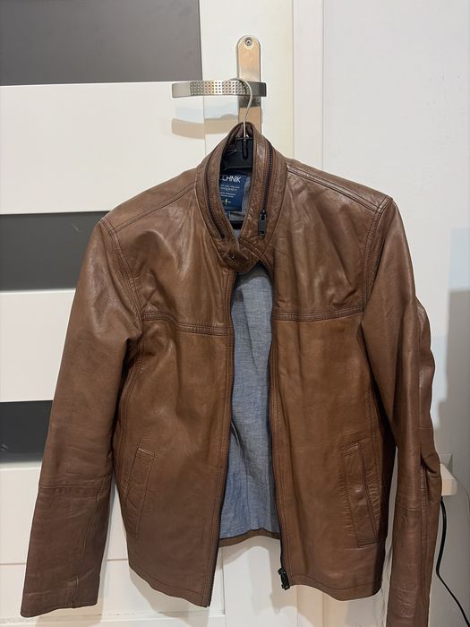 Skorzana kurtka ochnik