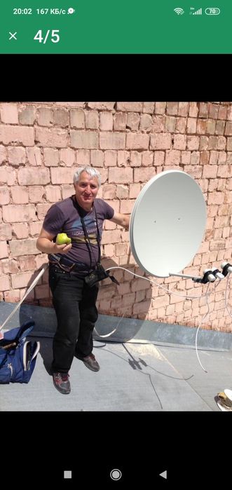 Настройка спутниковой антенны и Т2 - Тв і відеотехніка Київ на Olx