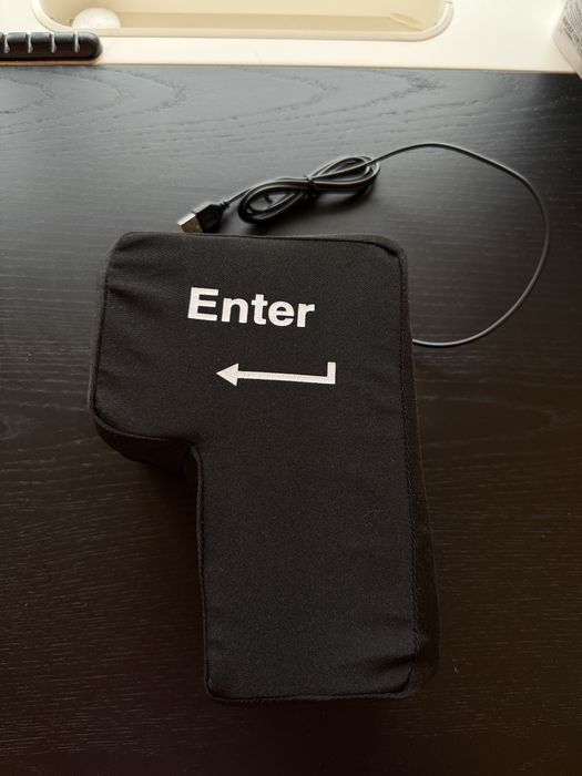 Almofada Enter Anti-Stress para escritório (USB)