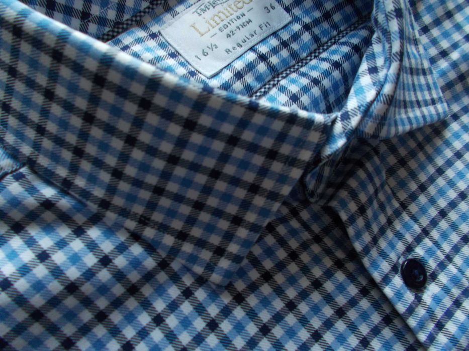 L/XL -T.M.LEWIN Limited Premium 2 Ply Koszula Męska L/XL 43 UK