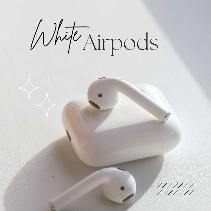 Airpods brancos novos