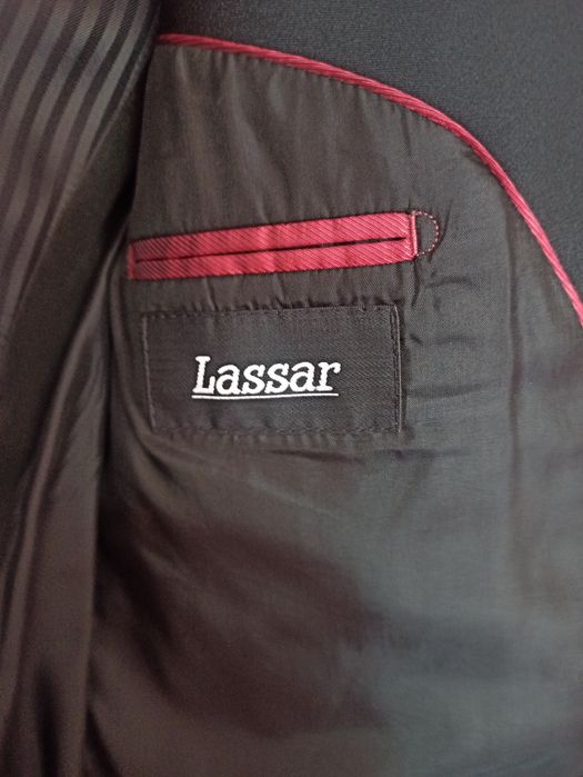 Smoking męski, garnitur, czarny, spodnie i marynarka,rozmiar M/L