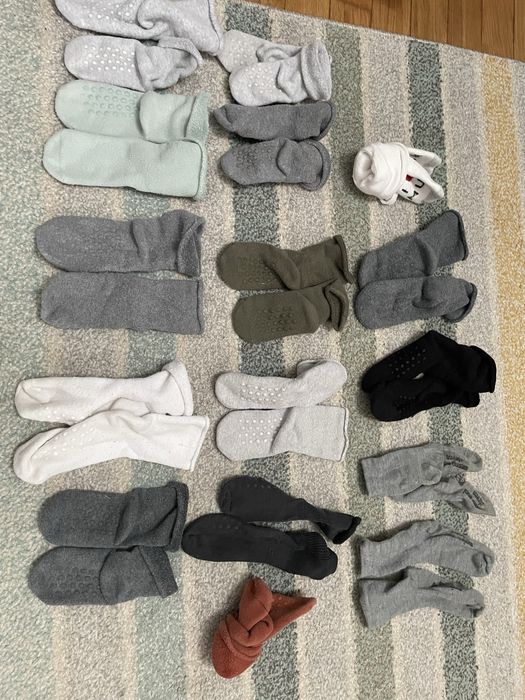 Skarpetki frotte z abs HM i 2 pary merino