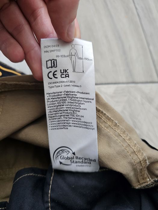 Чоловічі робочі штани Site Coppell W38 L32 (EUR 48) спецодяг карго