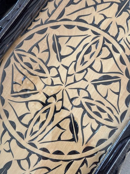 Шікарні різбляні нарди ручної роботи з дерева липи