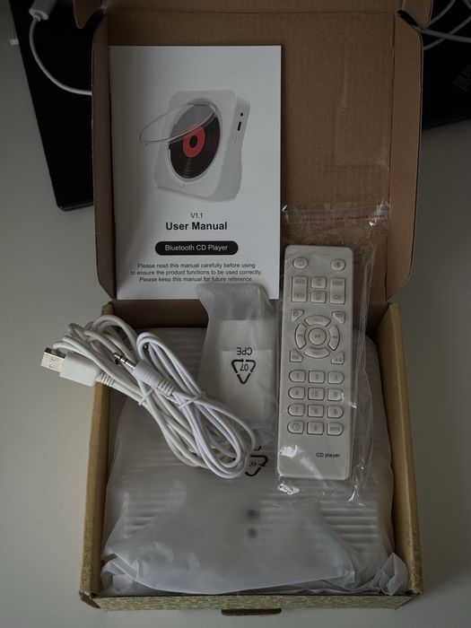 Музичний центр Bluetooth CD-програвач KC-718 | CD MP3 USB FM Bluetooth | пульт ДК