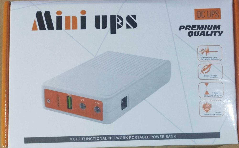 Mini UPS портативний для дому, офісу та подорожей