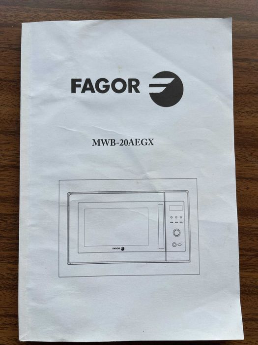 Vendo micro ondas FAGOR embutir