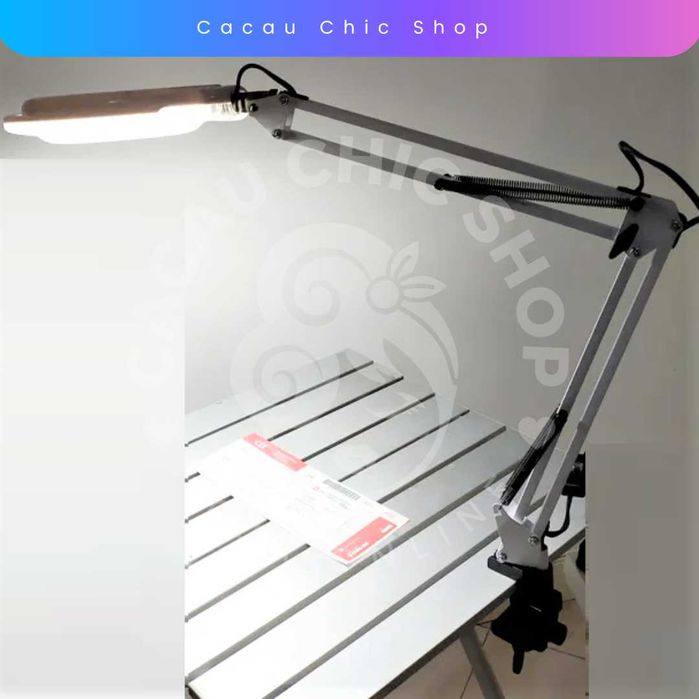 Lupa Led Articulada de Mesa - Manicure