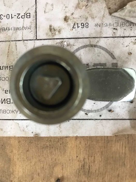 ЗШ1 и ЗШ1Т, Замок поворотно-прижим ЗШ, ЗС-2, хром, язык, ключ