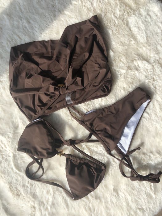 damski brązowy stroj kąpielowy rozmiar S