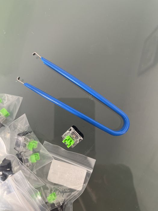 Switches verdes de teclado