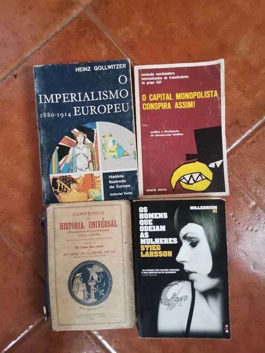 vendo lote de livros