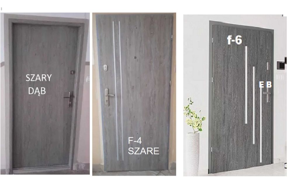 Drzwi wejściowe ZEWNĘTRZNE-wewnętrzne z montażem DO MIESZKANIA W BLOKU