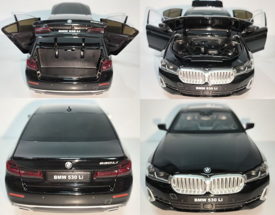 BMW 5 series 530LI модель 1:18 Black Mamba Металлическая