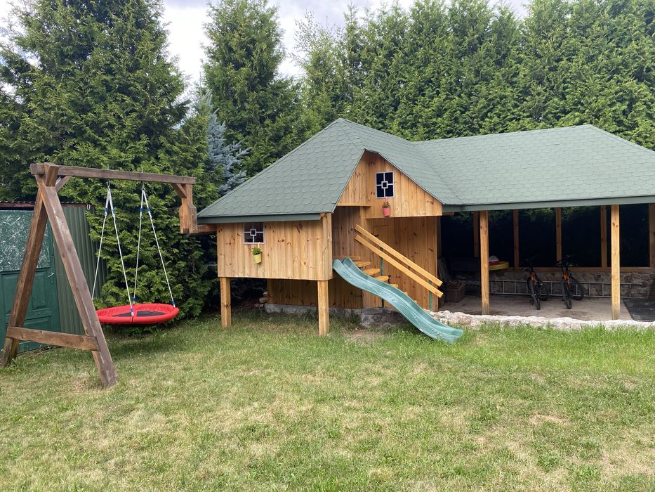 Dom letniskowy z Jacuzzi w Okunince, 500m od centrum i głównej plaży