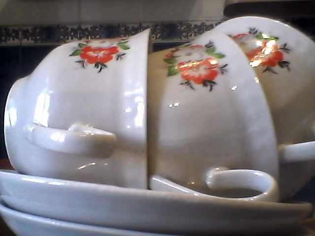 6 чашек  и 6 блюдец набор и блюдце отдельно