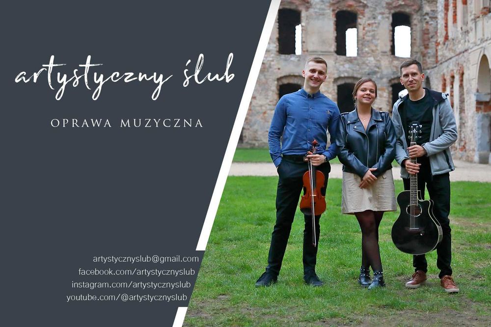 Oprawa muzyczna ślubu | Artystyczny Ślub | śpiew, skrzypce, pianino, gitara, nagłośnienie | kościelne i cywilne, uroczystości okolicznościowe