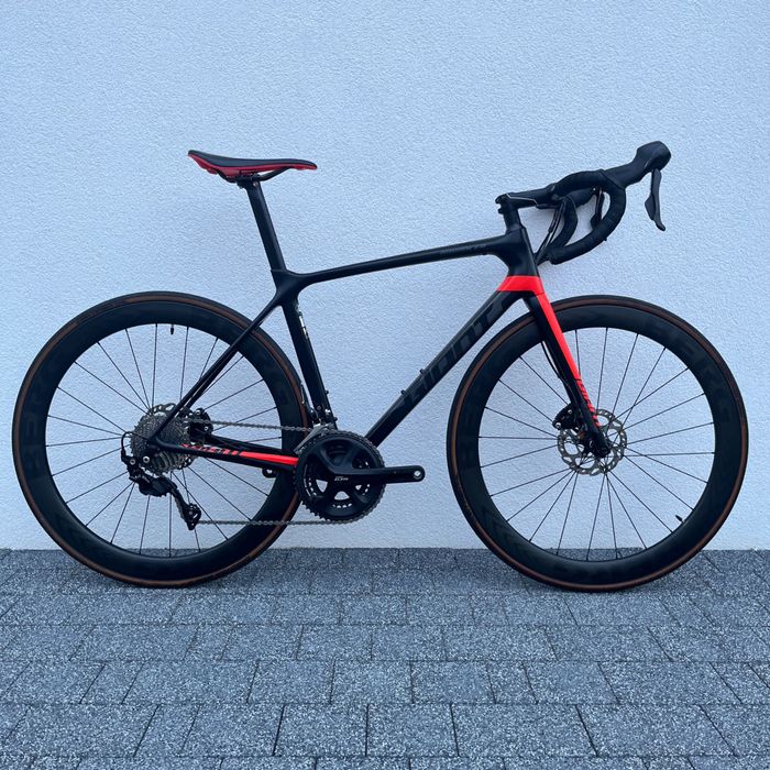 Giant TCR Advanced 2 Disc + koła karbonowe 50mm ZADBANY SERWISOWANY Rozm. M