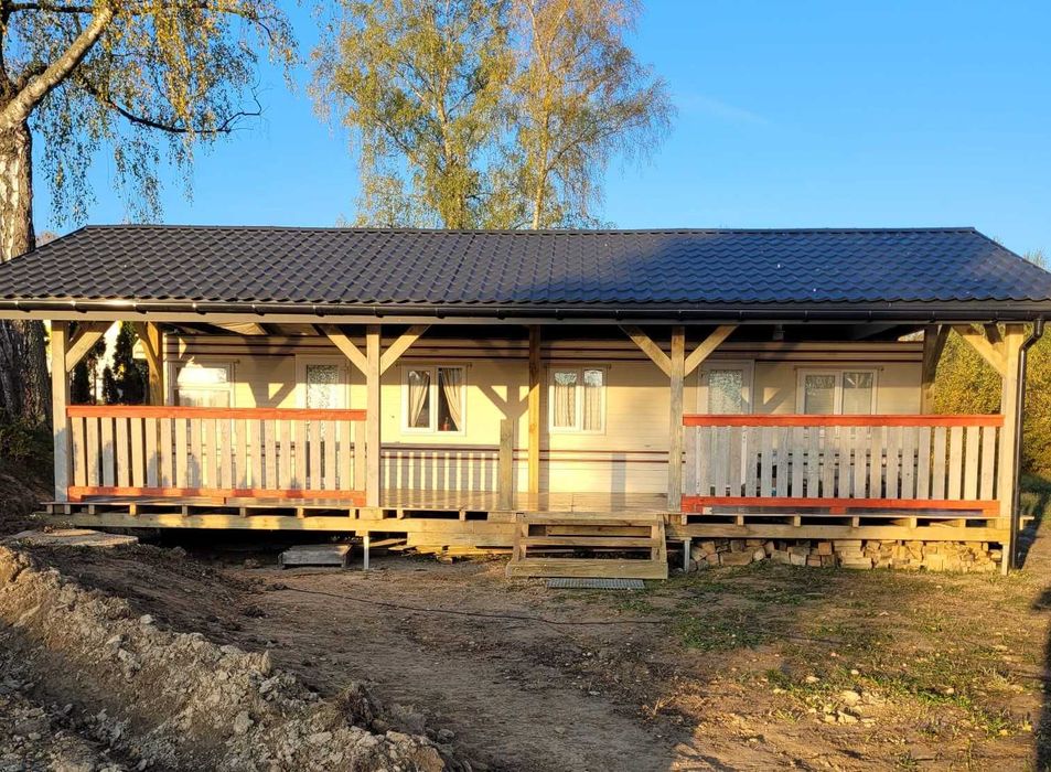 Całoroczny domek holenderski 42 m + taras 33m z zadaszeniem – okazja!