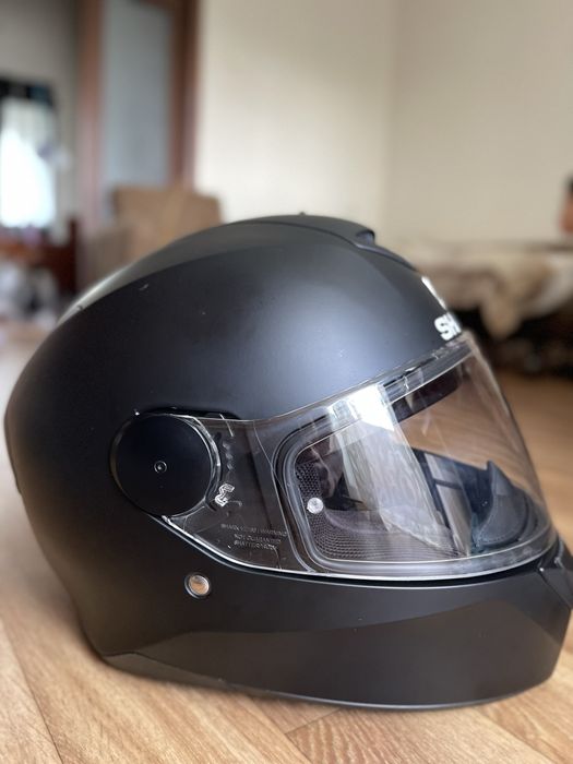 Мотошолом Shark D-Skwal Blank black matt S1