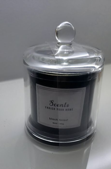 Świeca w szkle Black Forest 140g Nowa