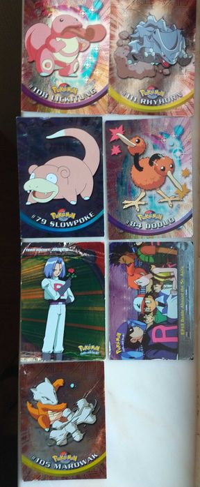 Cartas Pokemon Topps TV Animation