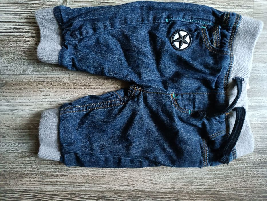 Spodnie dżinsowe Baby 0-3 miesiące chłopięce dziecięce niemowlęce