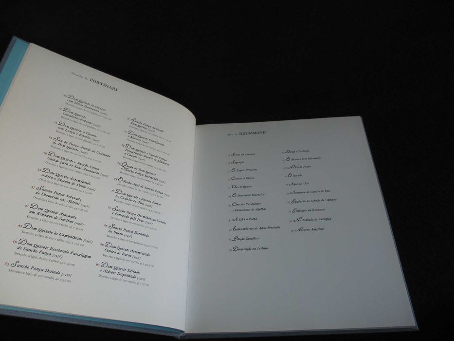Livro Dom Quixote Cervantes Cândido Portinari Carlos Drummond de Andrade 1ª edição 2005